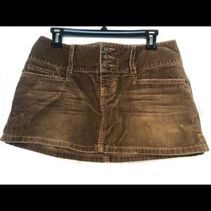 Abercrombie & Fitch Chocolate Corduroy skirt